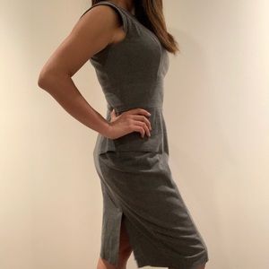 French Connection grey sheath dress
